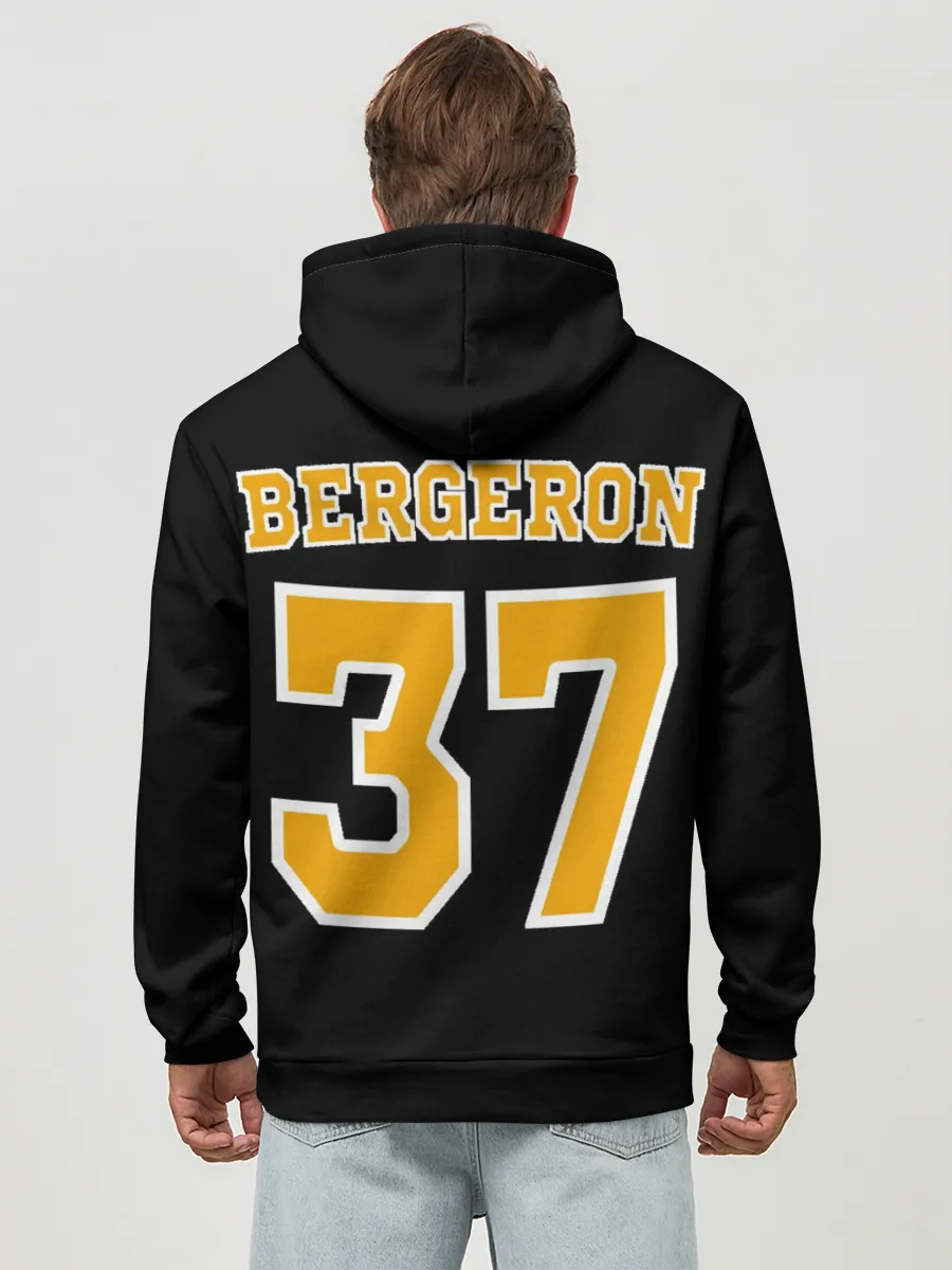 Худи мужской база хлопок / Boston Bruins Patrice Bergeron