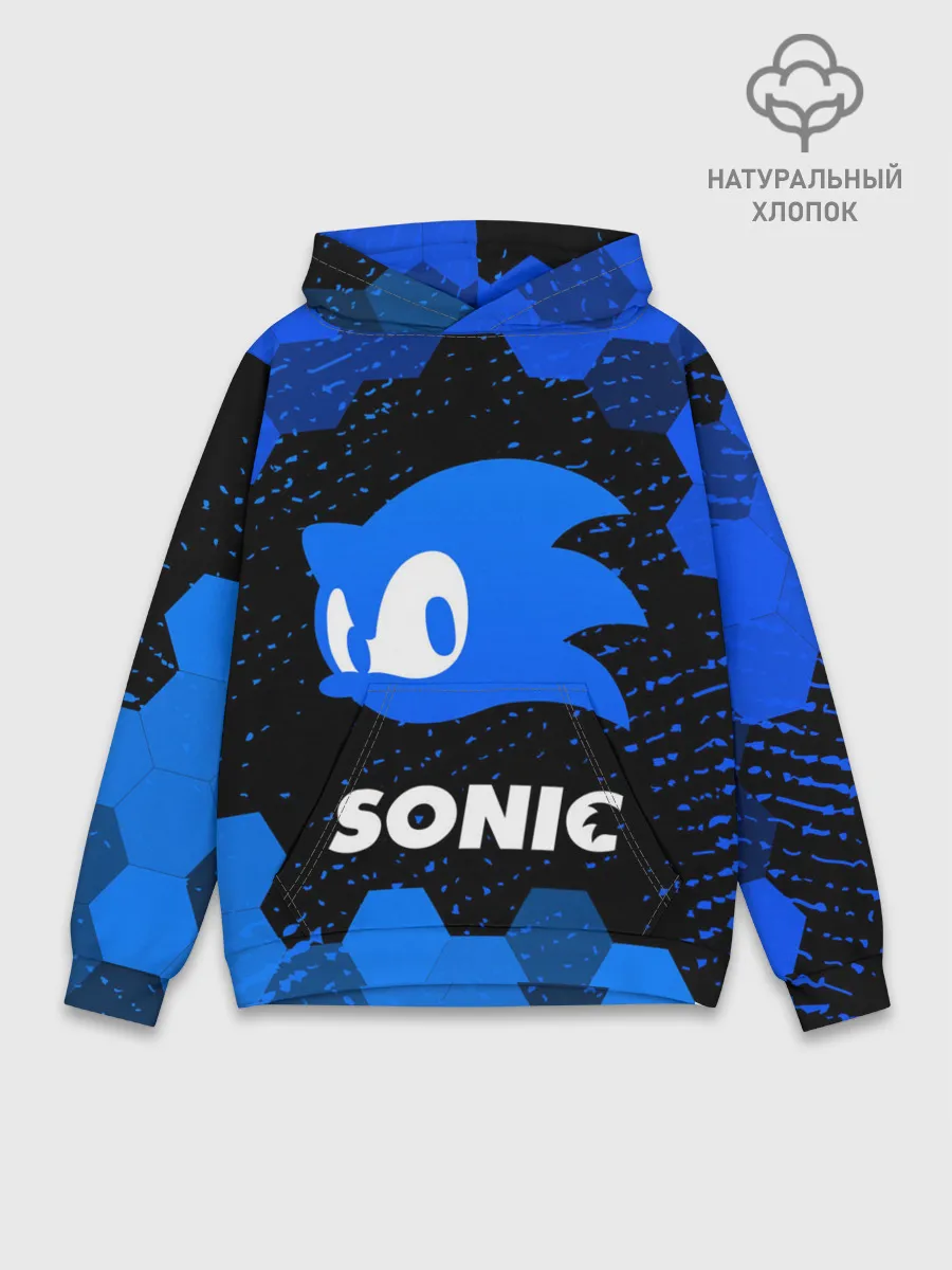 Худи мужской база хлопок / СОНИК / SONIC