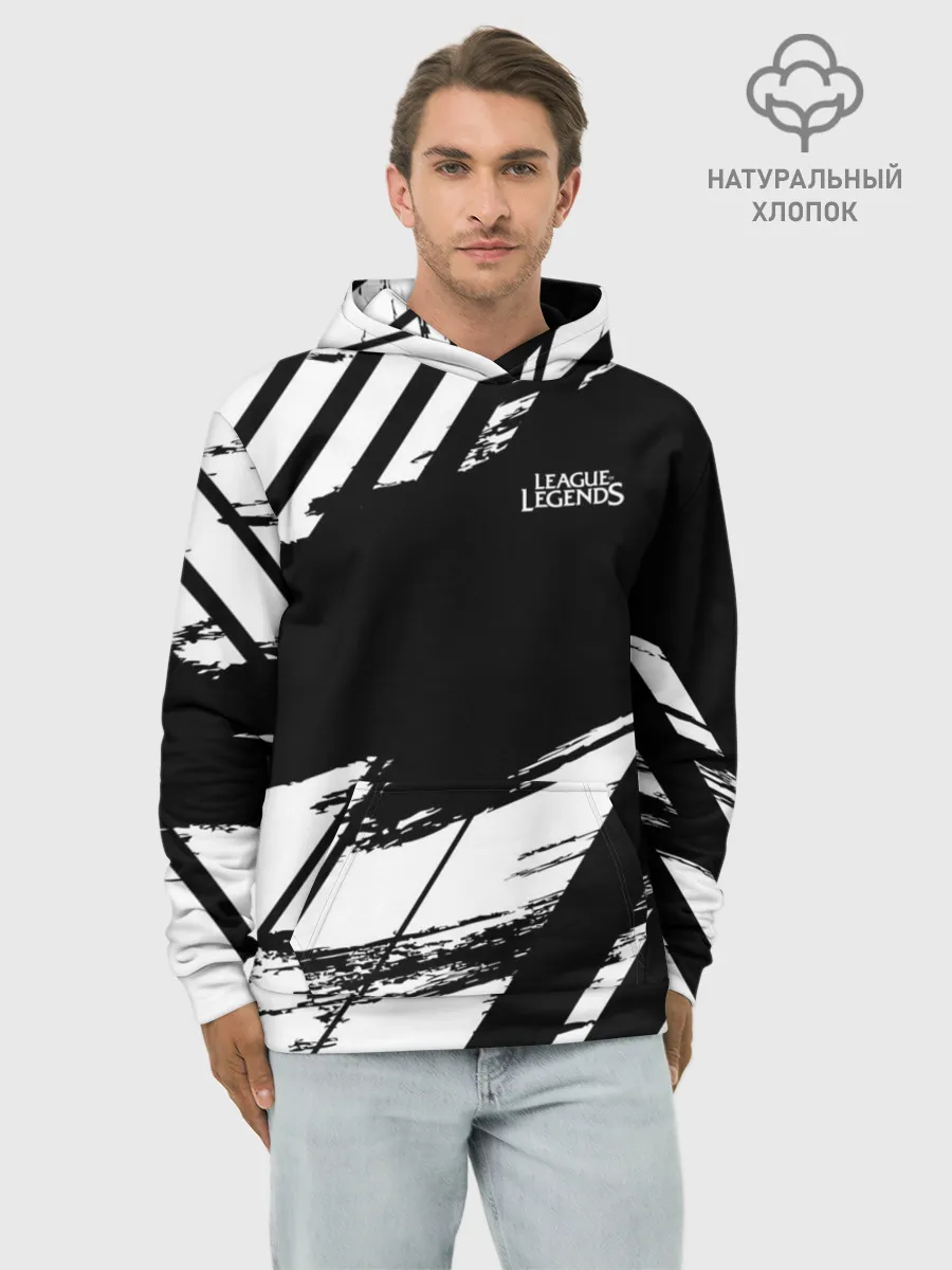 Худи мужской база хлопок / League of Legends