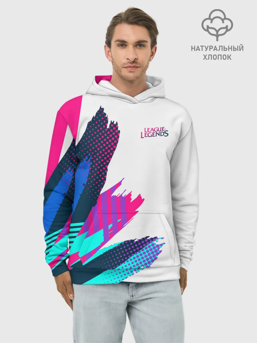 Худи мужской база хлопок / League of Legends
