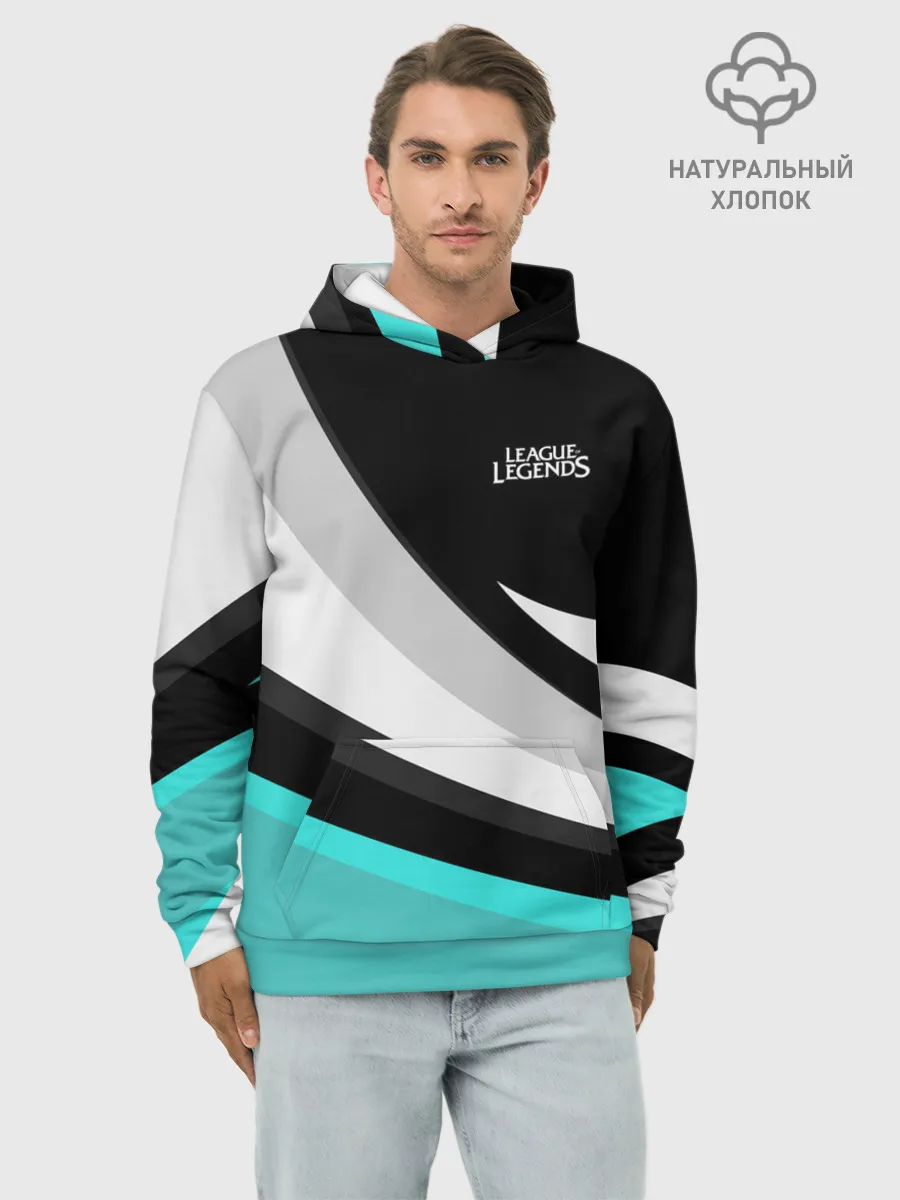 Худи мужской база хлопок / League of Legends