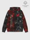 Худи мужской база хлопок / HONDA | RedBlack