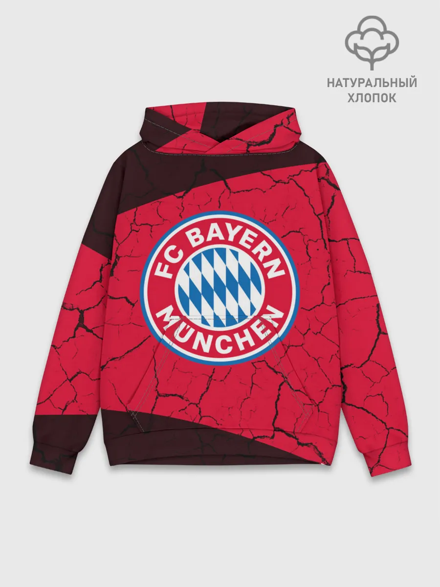 Худи мужской база хлопок / FC BAYERN / БАВАРИЯ