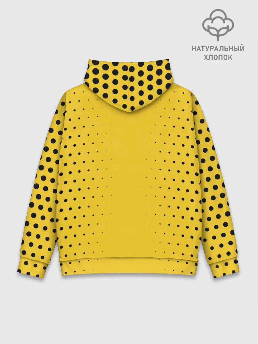 Худи мужской база хлопок / Pikachu Pika Pika