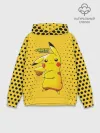 Худи мужской база хлопок / Pikachu Pika Pika
