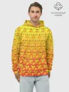 Худи мужской база хлопок / Pikachu Pika Pika