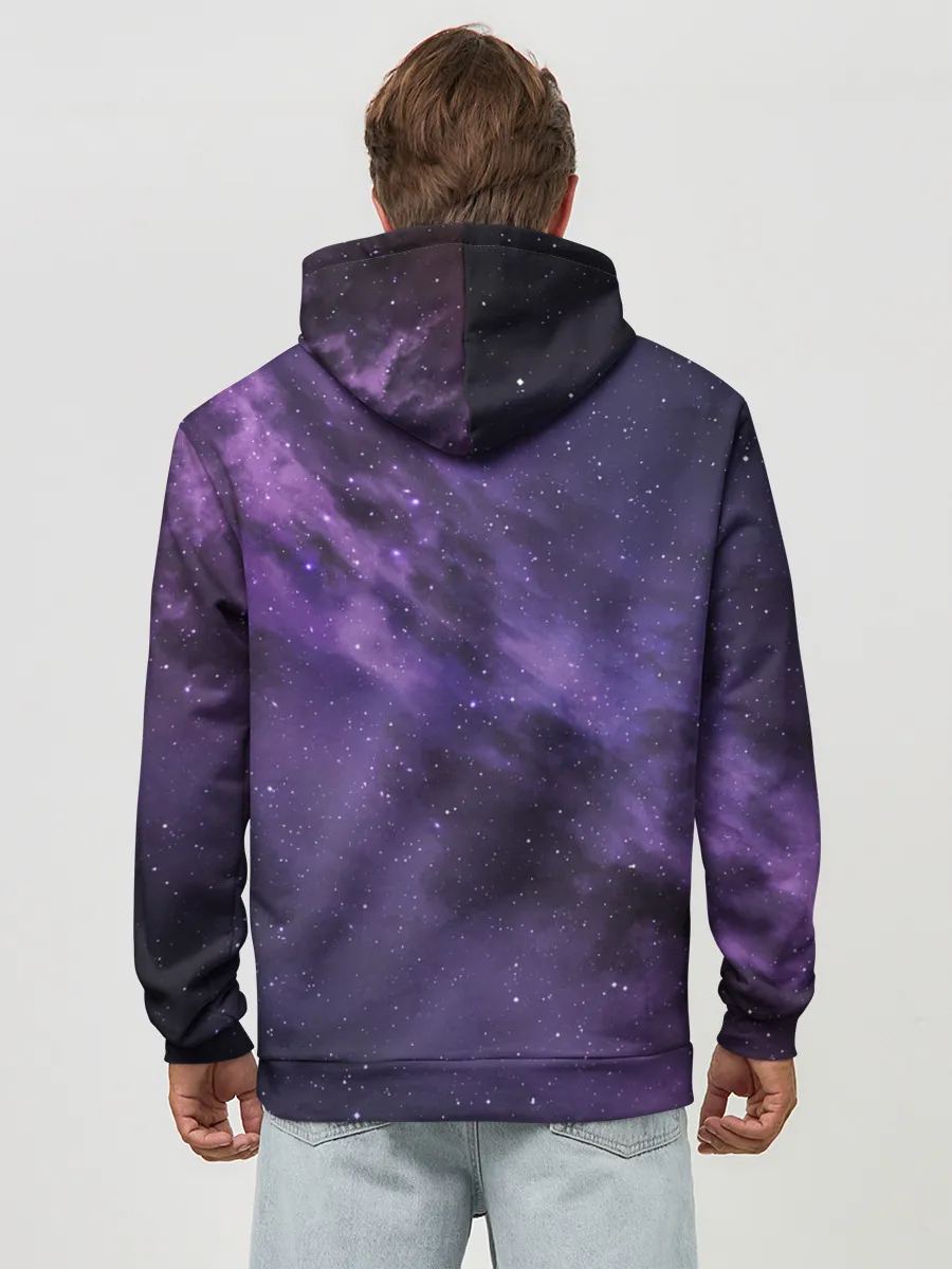 Худи мужской база хлопок / Космос