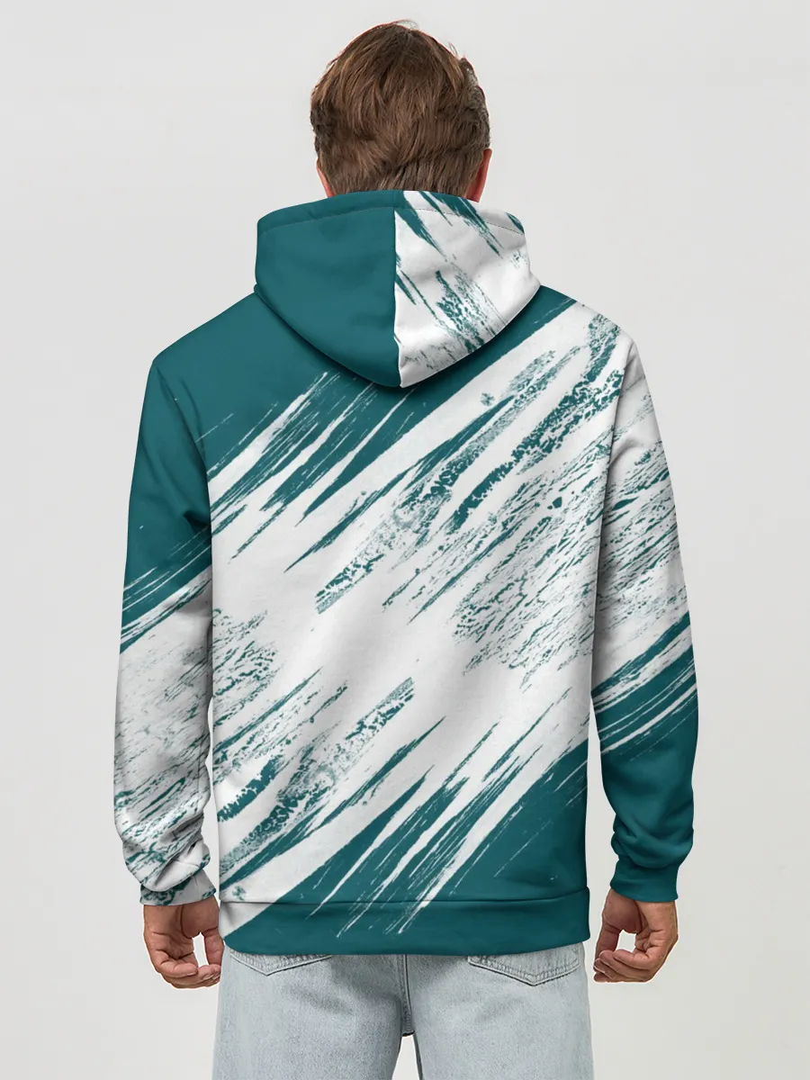 Худи мужской база хлопок / Сан-Хосе Шаркс