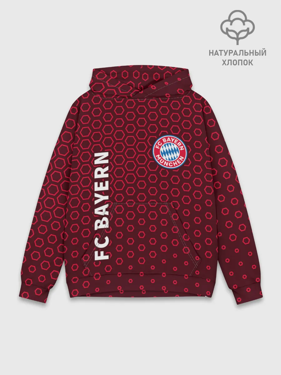 Худи мужской база хлопок / FC BAYERN / БАВАРИЯ