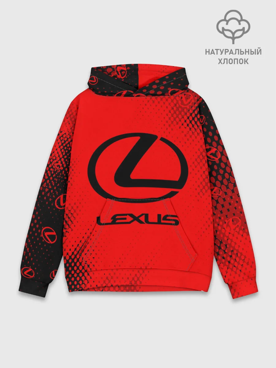 Худи мужской база хлопок / LEXUS / ЛЕКСУС