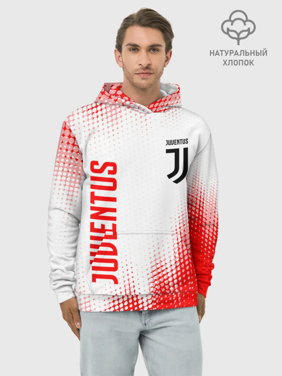 Худи мужской база хлопок / JUVENTUS / ЮВЕНТУС