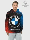 Худи мужской база хлопок / BMW / БМВ
