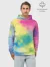 Худи мужской база хлопок / Tie-Dye
