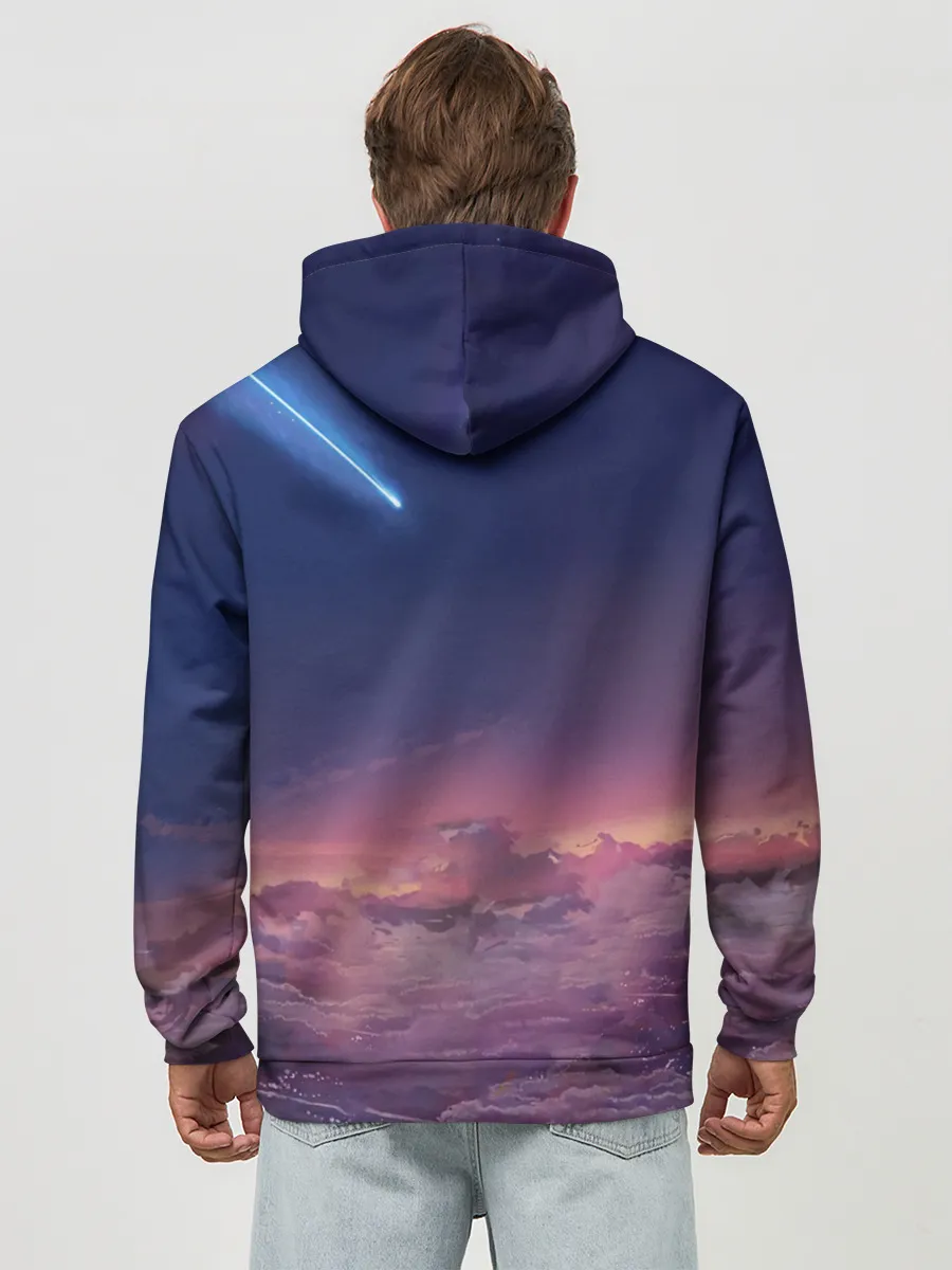 Худи мужской база хлопок / ТВОЕ ИМЯ