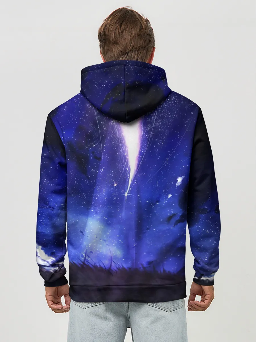 Худи мужской база хлопок / ТВОЕ ИМЯ