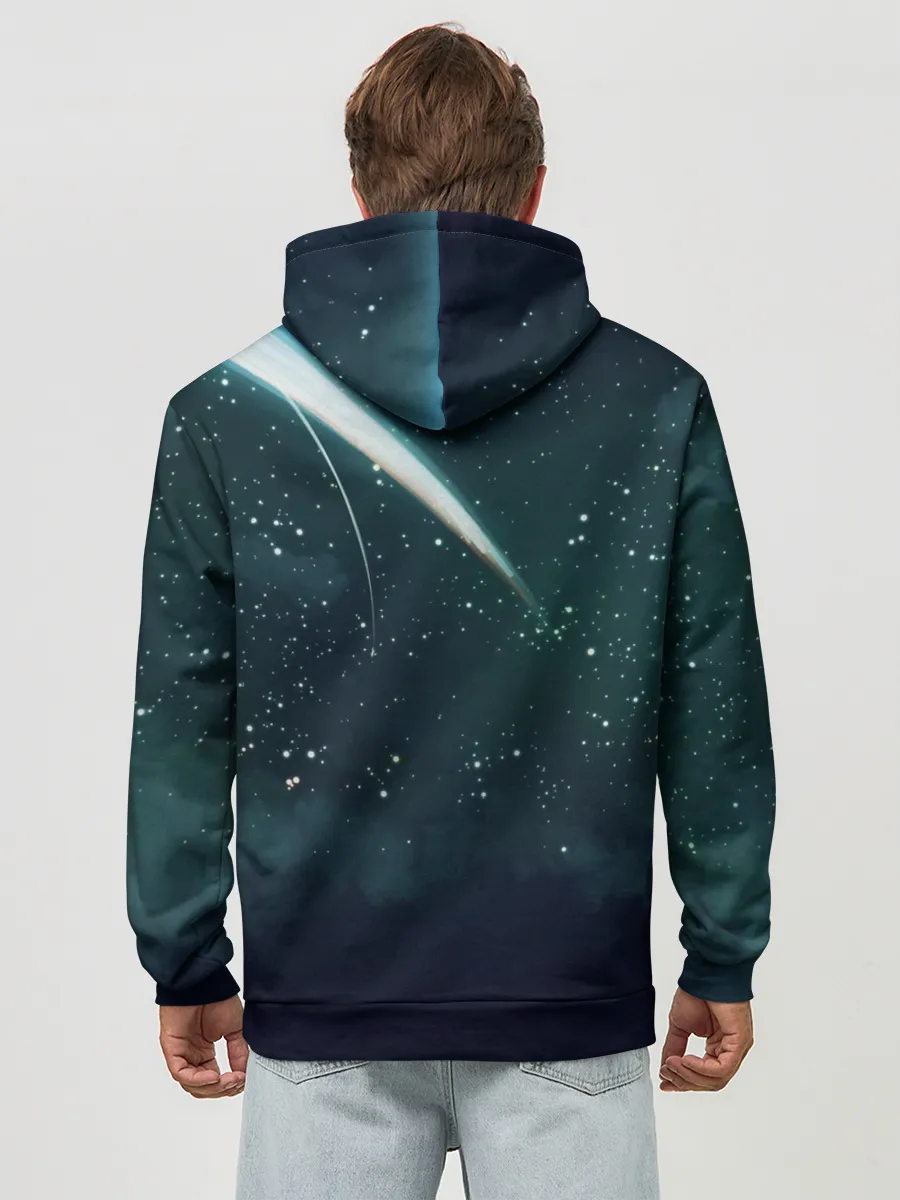 Худи мужской база хлопок / ТВОЕ ИМЯ