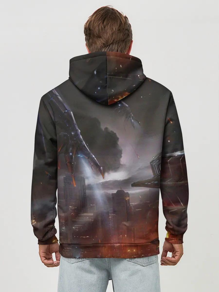 Худи мужской база хлопок / Mass Effect 3