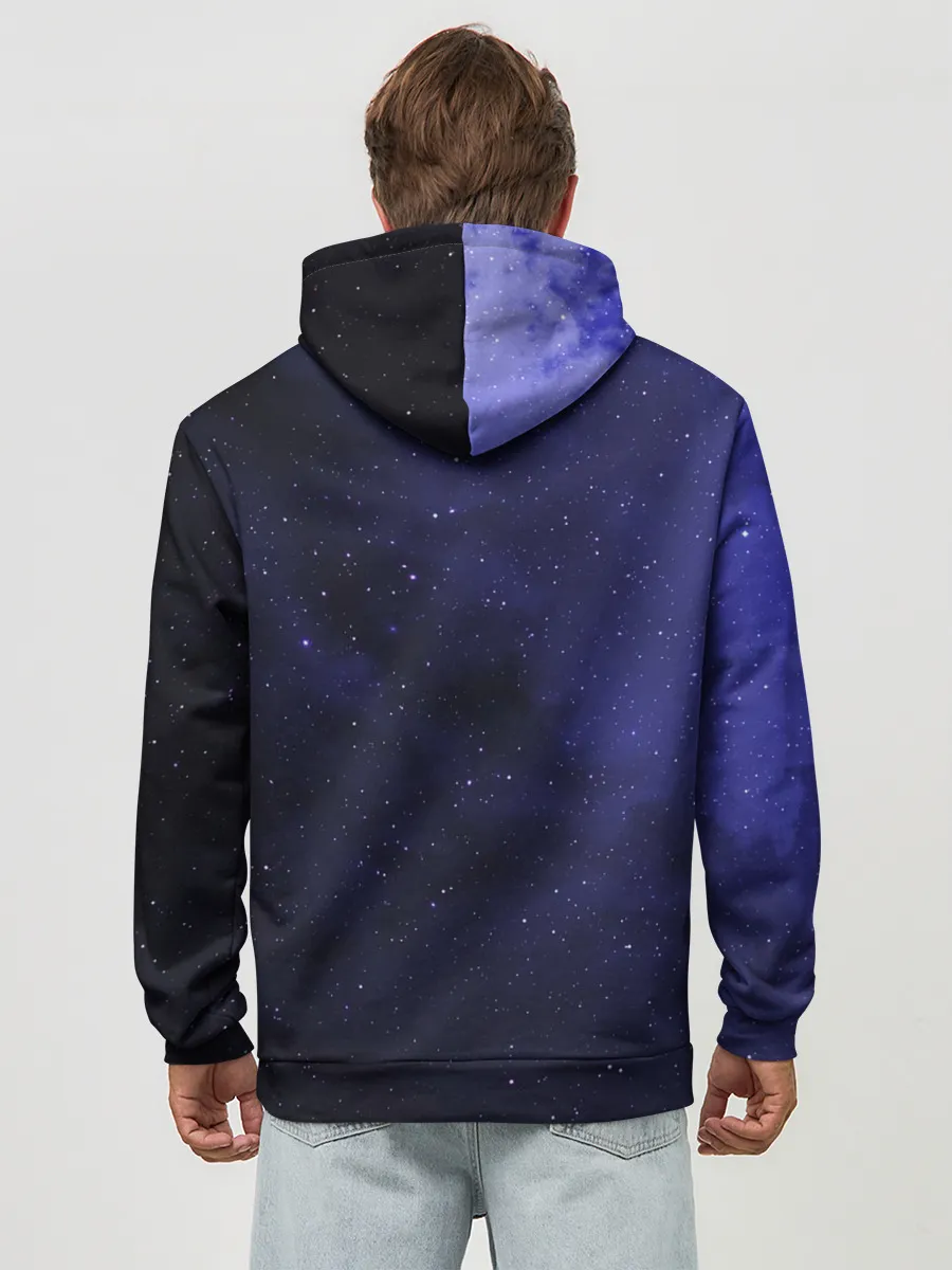 Худи мужской база хлопок / Космос