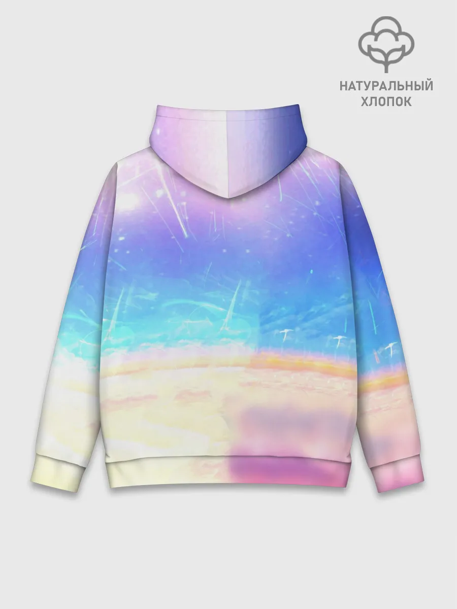 Худи мужской база хлопок / ТВОЕ ИМЯ