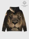Худи мужской база хлопок / Лев
