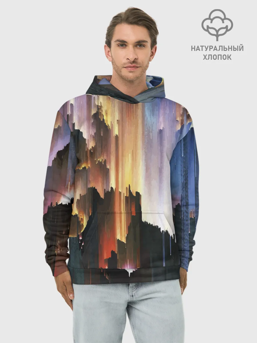 Худи мужской база хлопок / Space