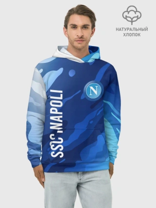 Худи мужской база хлопок / SSC NAPOLI / Наполи