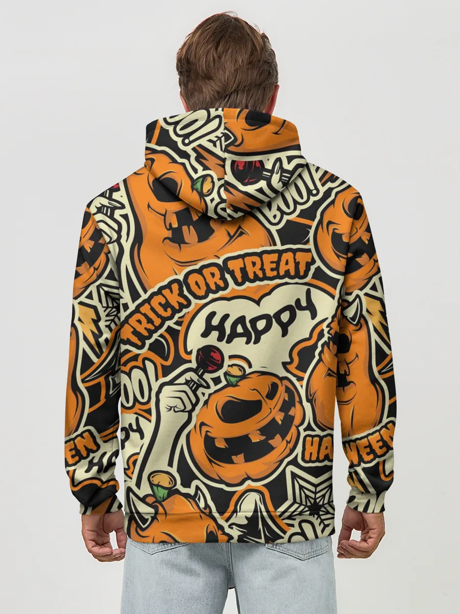 Худи мужской база хлопок / Хэллоуин