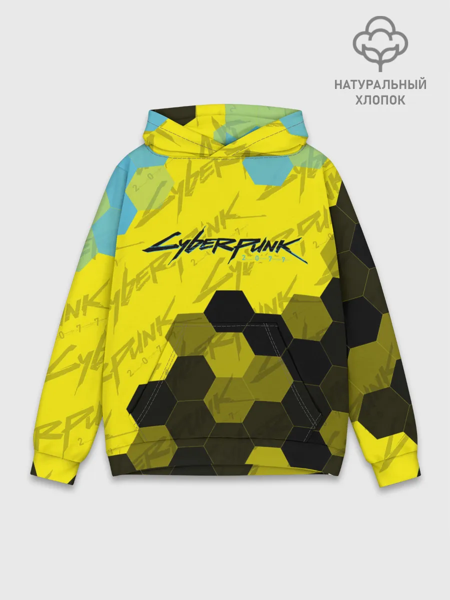 Худи мужской база хлопок / CYBERPUNK 2077 / Киберпанк