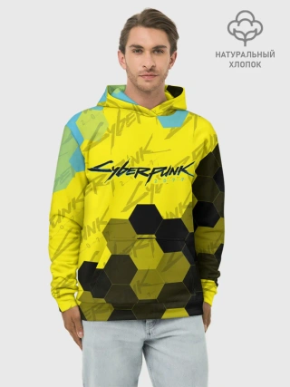 Худи мужской база хлопок / CYBERPUNK 2077 / Киберпанк