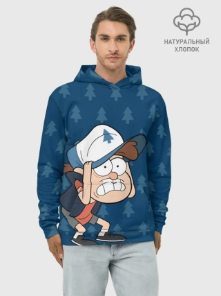 Худи мужской база хлопок / Диппер Пайнс
