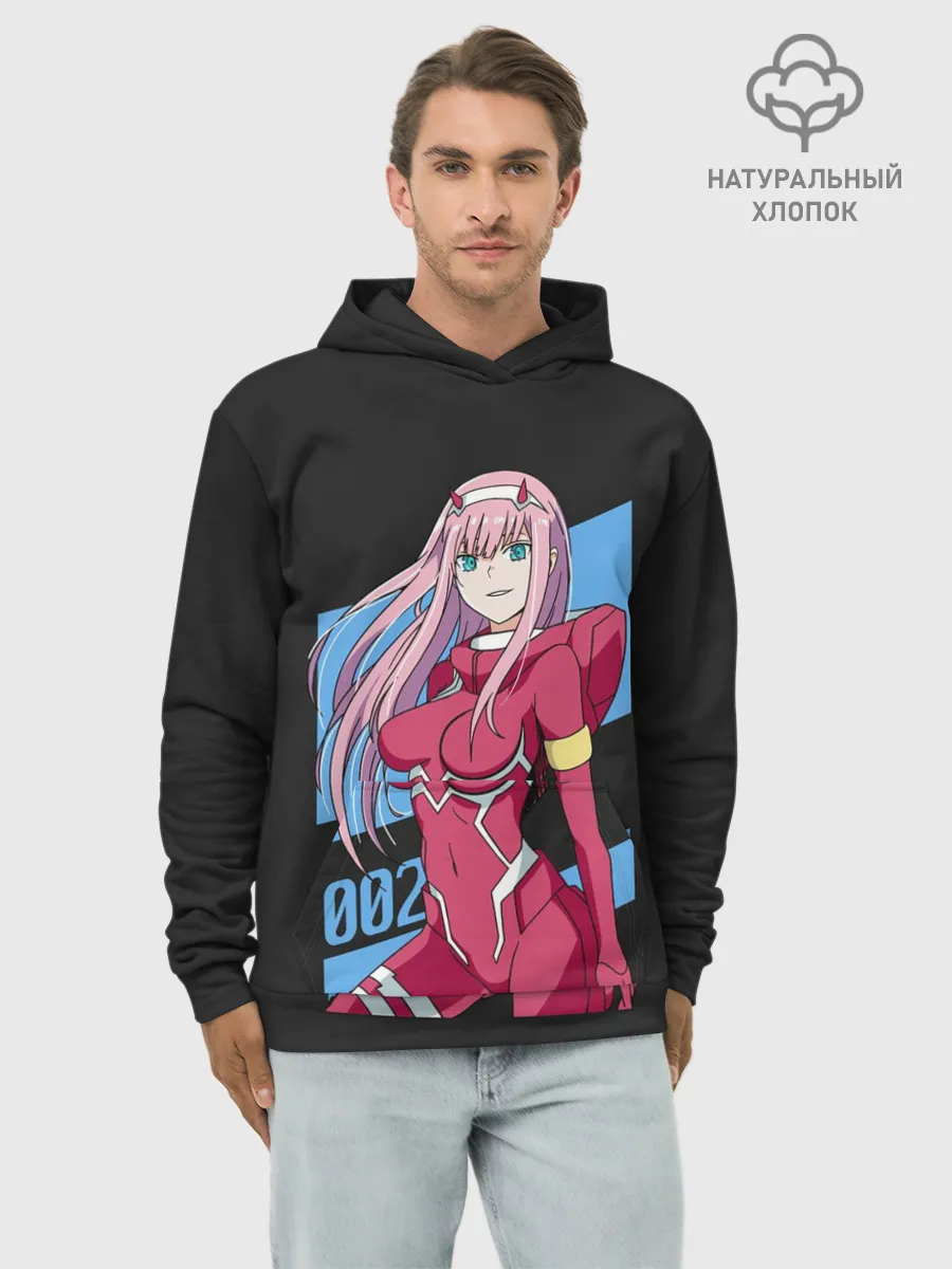 Худи мужской база хлопок / Zero Two in costume