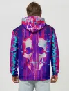 Худи мужской база хлопок / Skull glitch