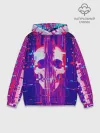 Худи мужской база хлопок / Skull glitch
