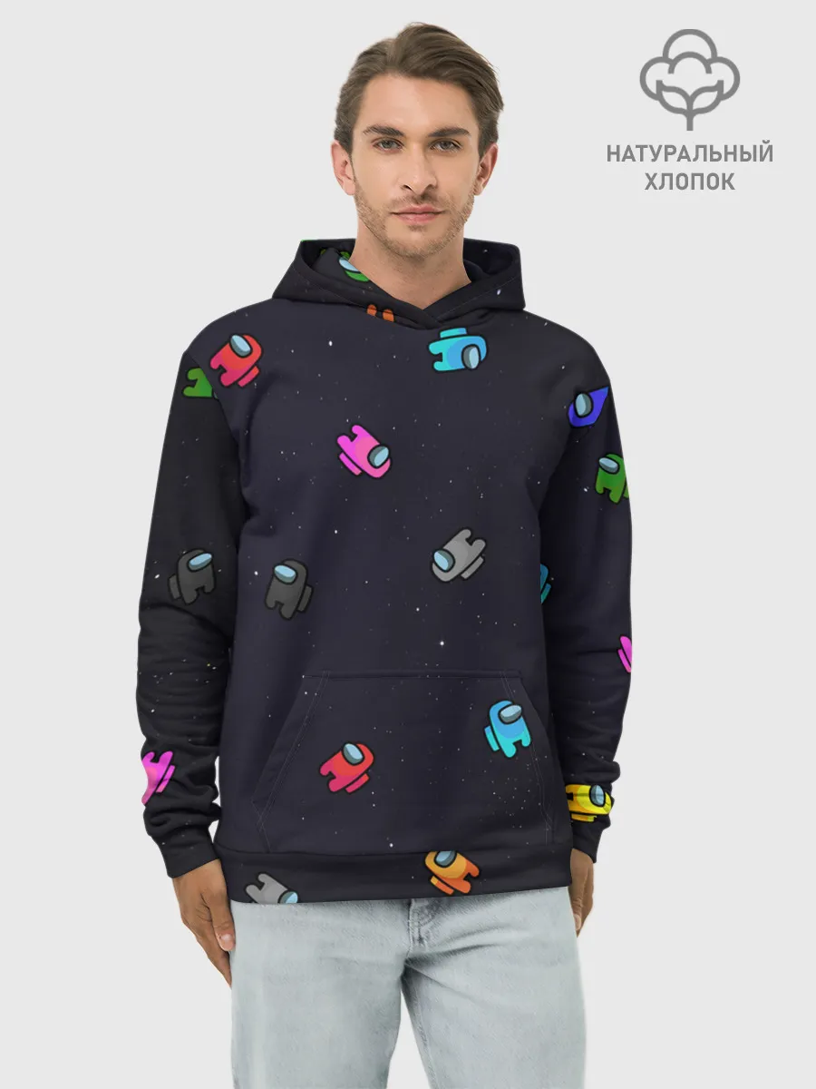 Худи мужской база хлопок / Among Us