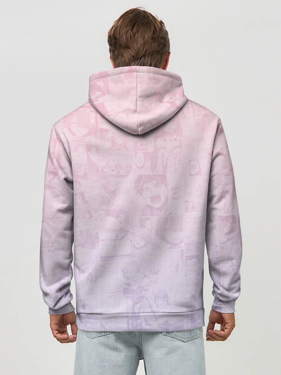 Худи мужской база хлопок / Re:Zero, Рам и Рем