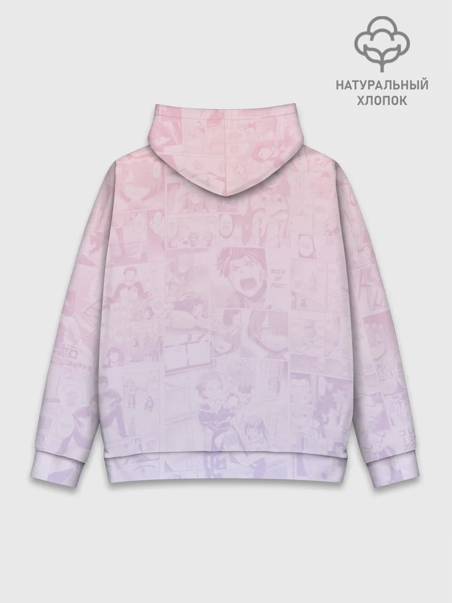 Худи мужской база хлопок / Re:Zero, Рам и Рем