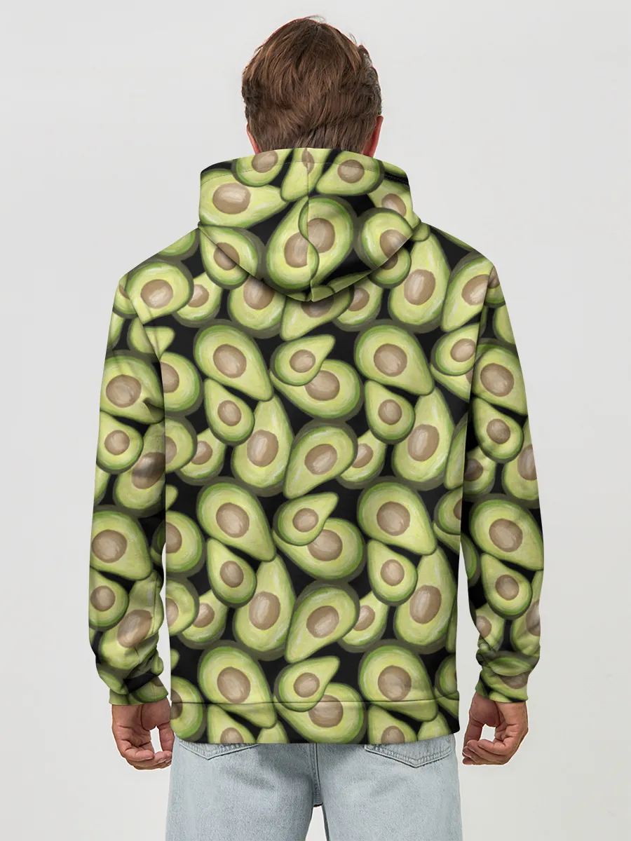 Худи мужской база хлопок / Авокадо