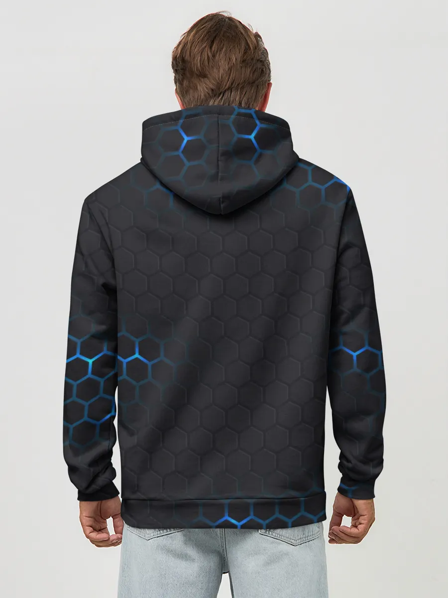 Худи мужской база хлопок / ЪУЪ СЪУКА