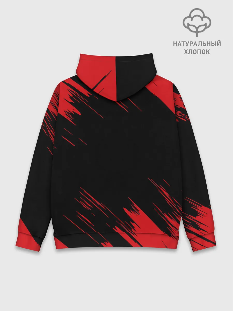 Худи мужской база хлопок / AC MILAN.