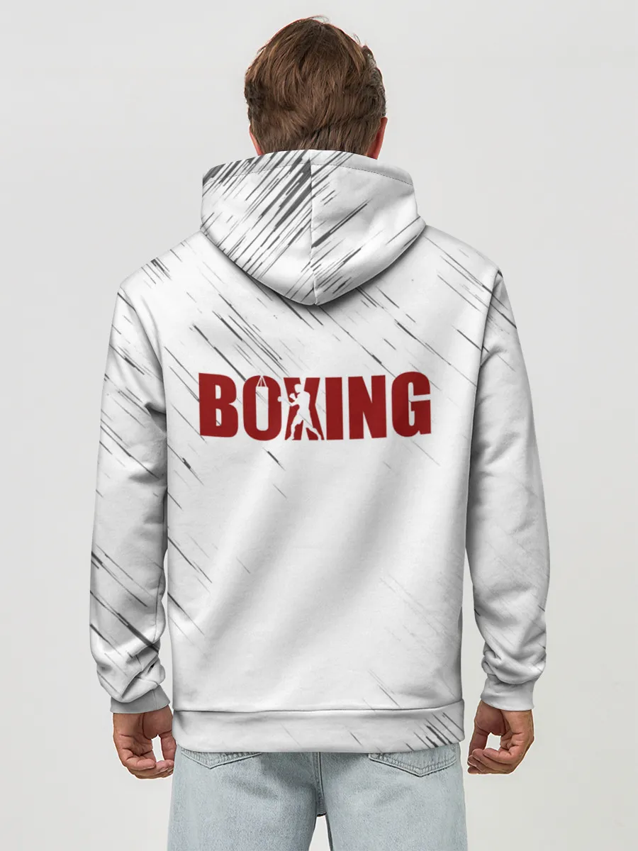 Худи мужской база хлопок / Бокс