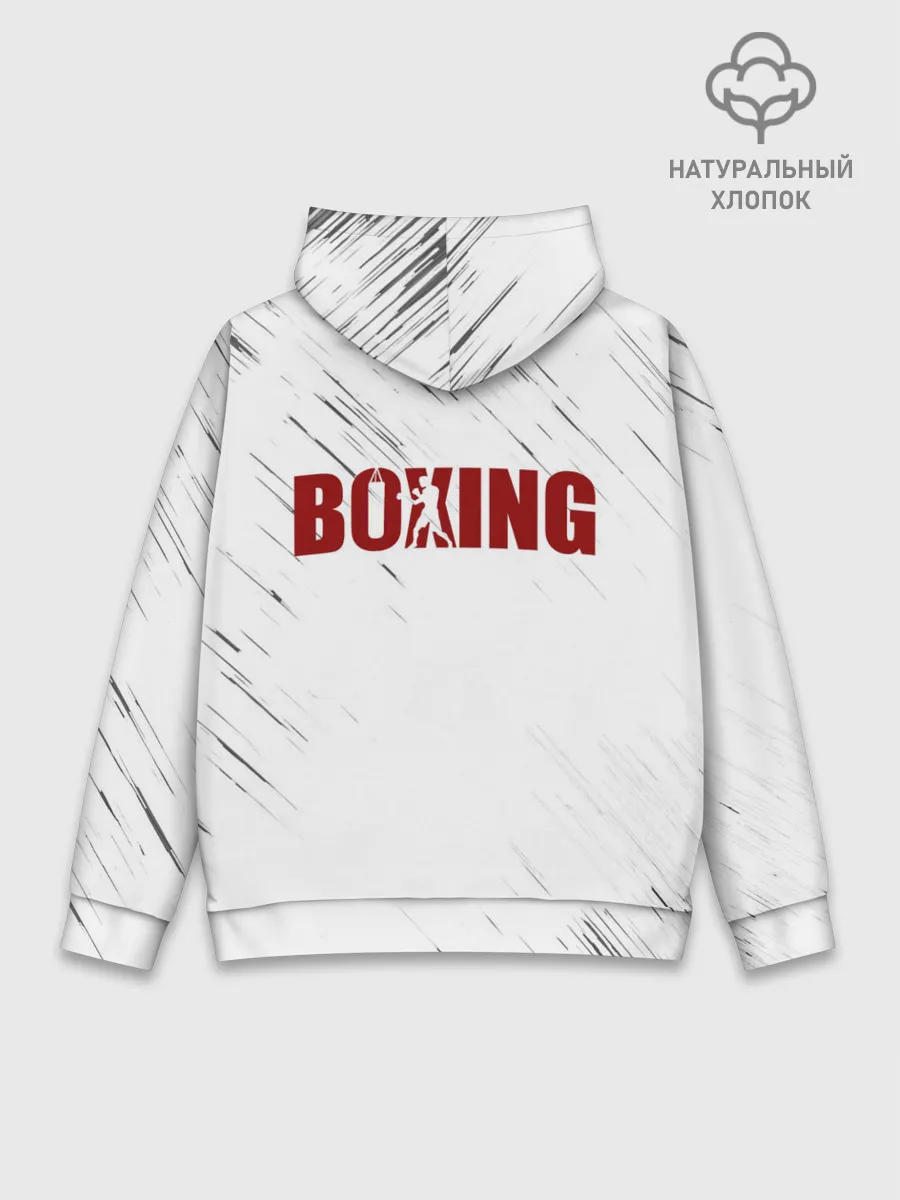 Худи мужской база хлопок / Бокс