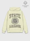 Худи мужской база хлопок / State League