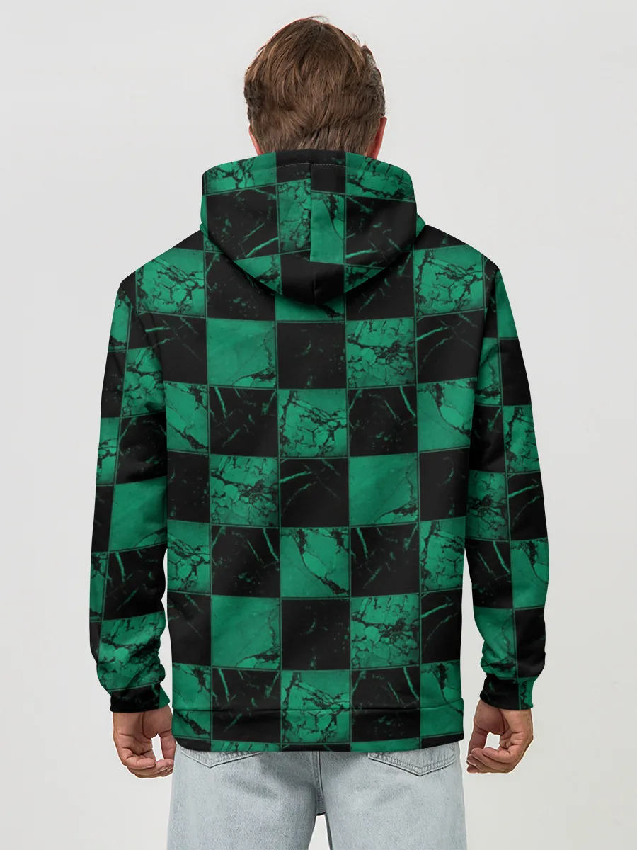 Худи мужской база хлопок / Танджиро Камадо | Demon Slayer