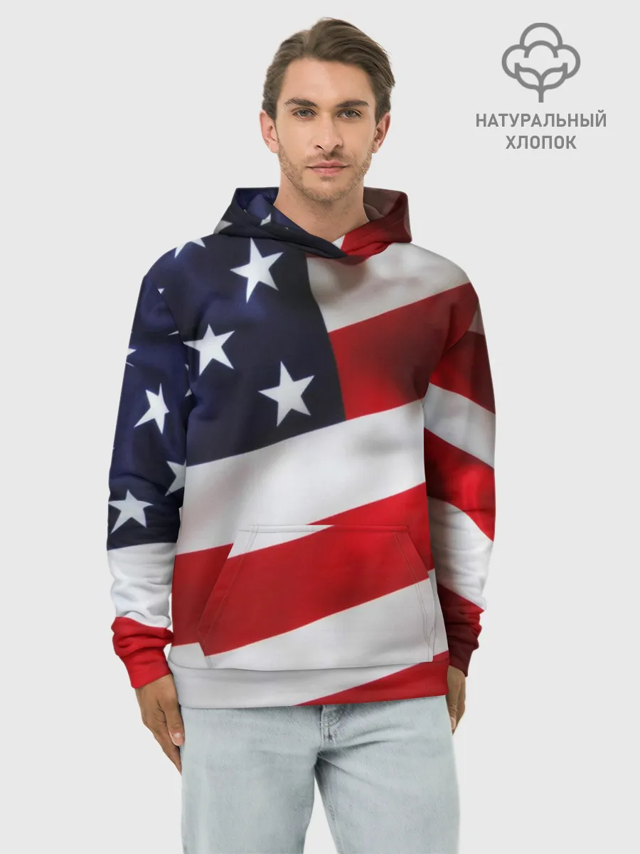 Худи мужской база хлопок / США | USA