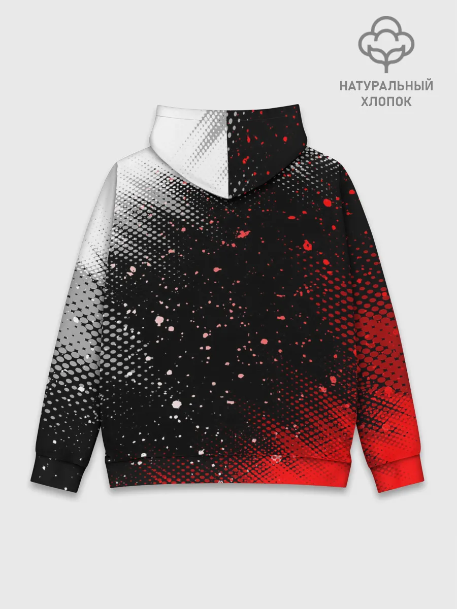 Худи мужской база хлопок / AC MILAN / МИЛАН