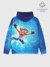 Худи мужской база хлопок / Crash Bandicoot