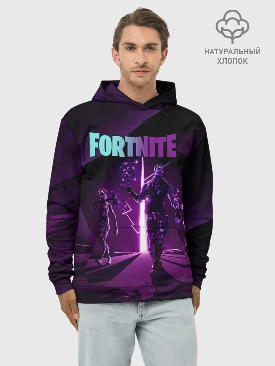 Худи мужской база хлопок / fortnite