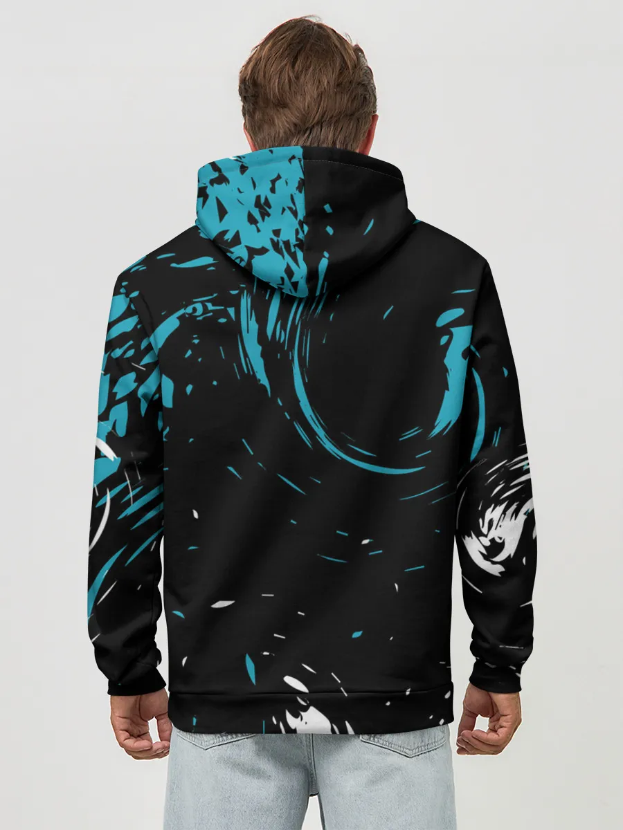 Худи мужской база хлопок / REAL MADRID.