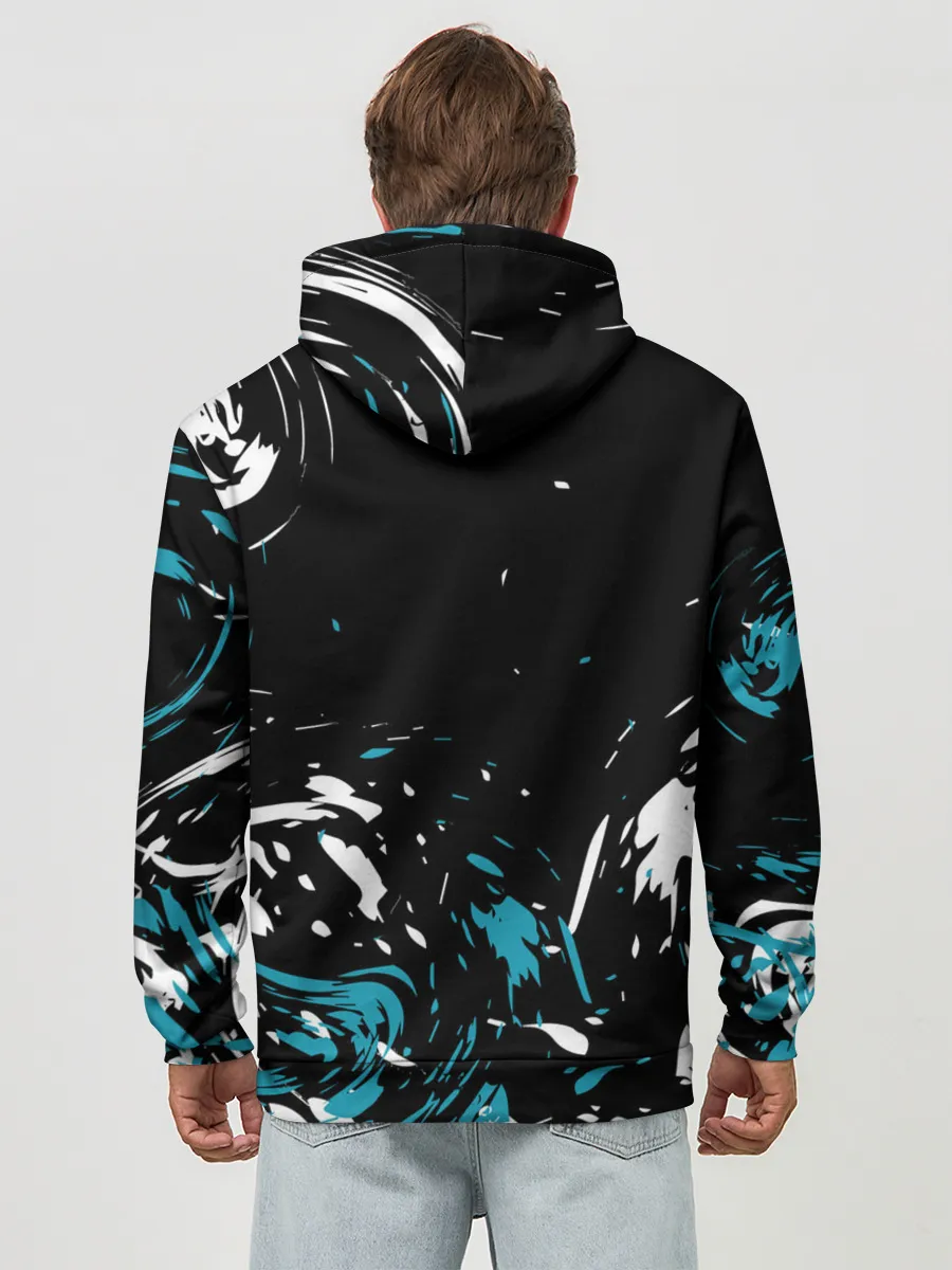 Худи мужской база хлопок / REAL MADRID.