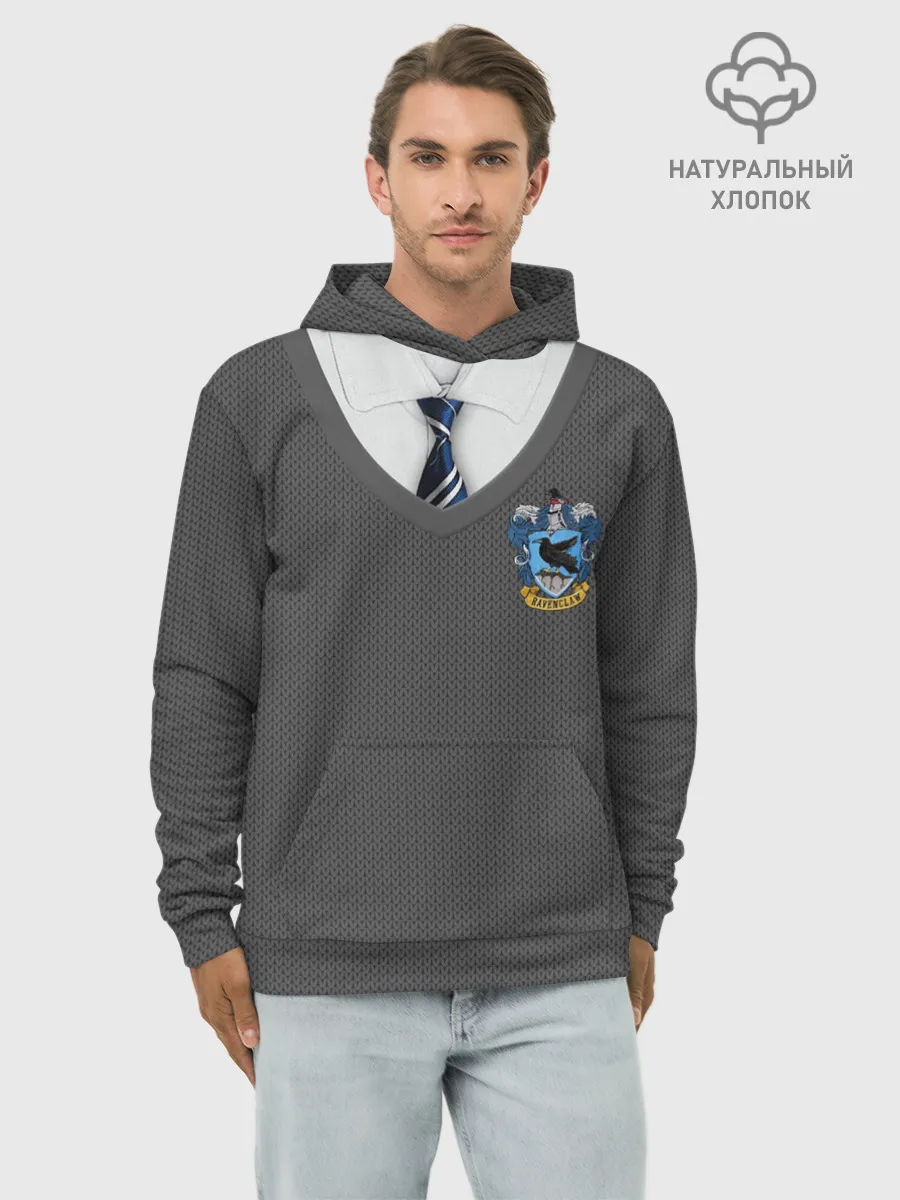 Худи мужской база хлопок / Форма Когтеврана